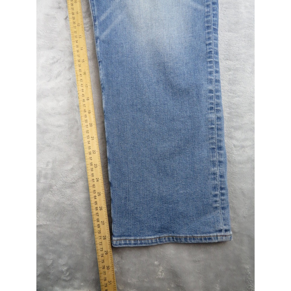 American Eagle Airflex+ Bootcut Jeans Mens 40x30 Blue Medium Wash Stretch Denim - Picture 7 of 9